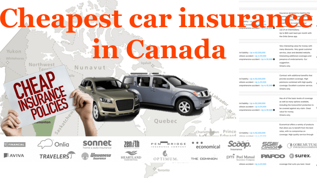 Cheapest car insurance in Canada