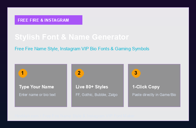 Stylish Font Generator Step-by-Step Guide